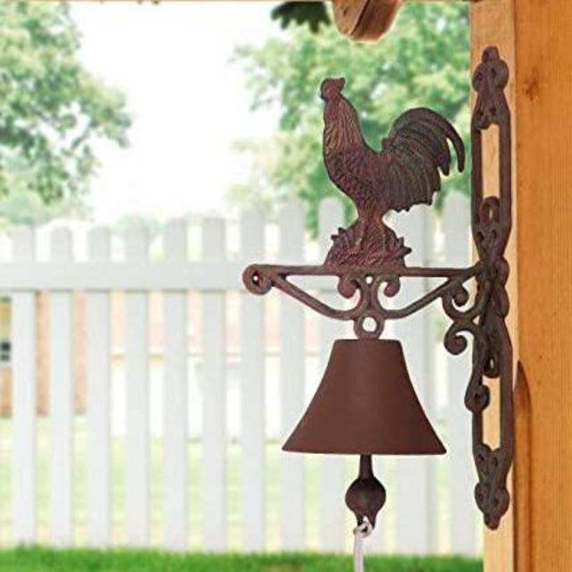 Sunset Vista Designs Painted Cast Iron Bell - Rooster