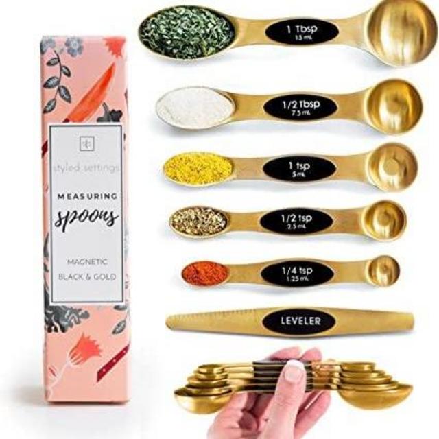 Magnetic Measuring Spoons Set - Stainless Steel Measuring Spoons