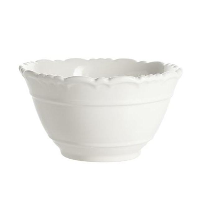 Napoli Stoneware Cereal Bowl, Set of 4, White