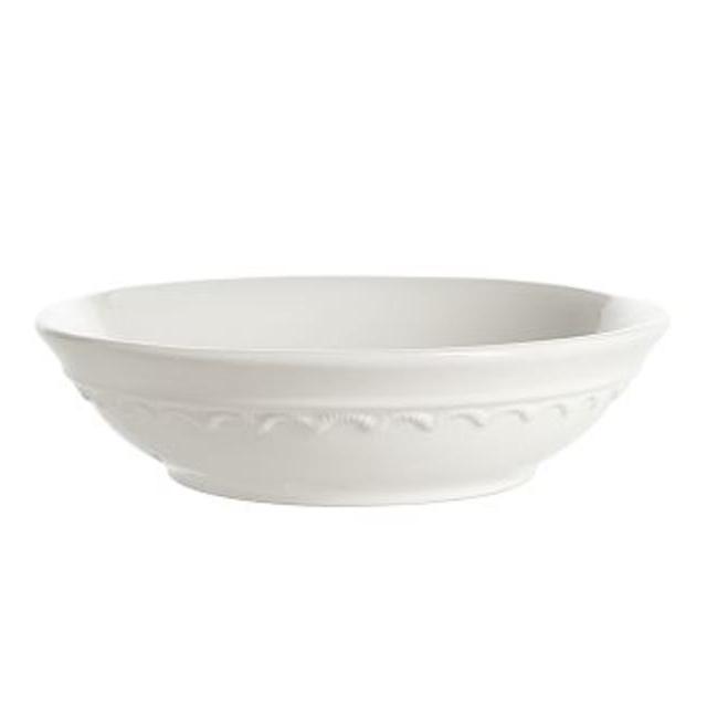 Napoli Stoneware Soup Bowl, Set of 4, White