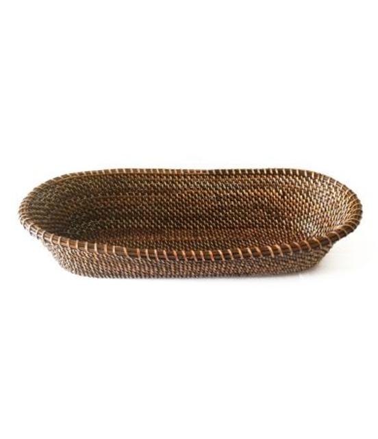 Southern Living Nito Woven Oval Bread Basket