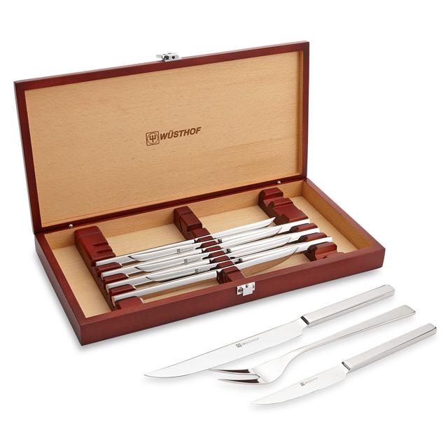 Wusthof® 10-Piece Stainless Steel Steak and Carving Set