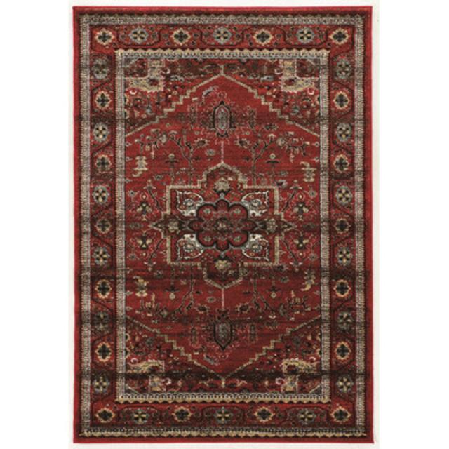 Kaul Red/Gray/Beige Area Rug                        by                              World Menagerie