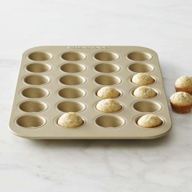 Williams-Sonoma Goldtouch® Nonstick Mini Muffin Pan, 24-Well