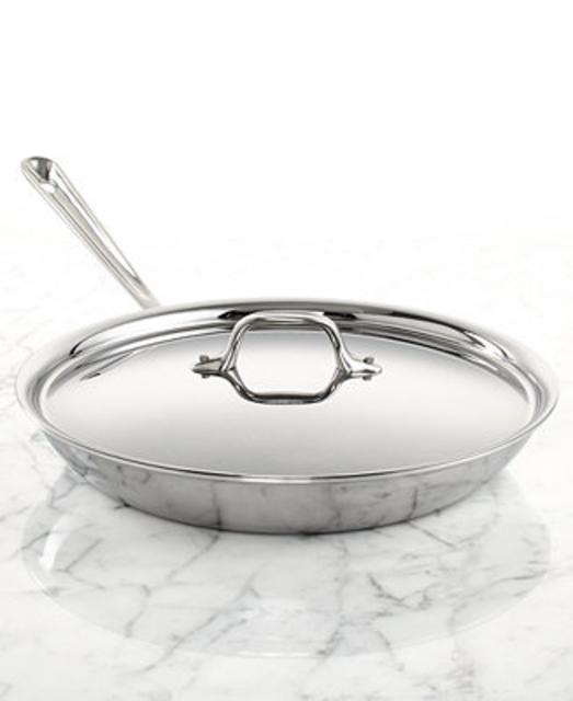 All-Clad Stainless Steel 12" Covered Fry Pan