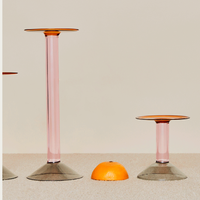 Rainbow Candleholders
