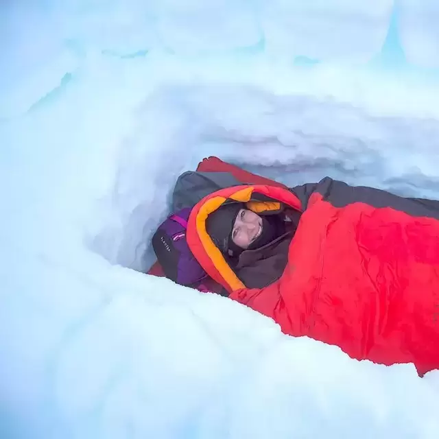 Overnight Camping on a Glacier