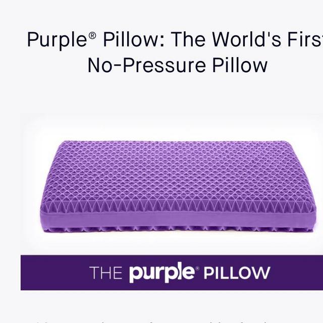 Purple Pillow®