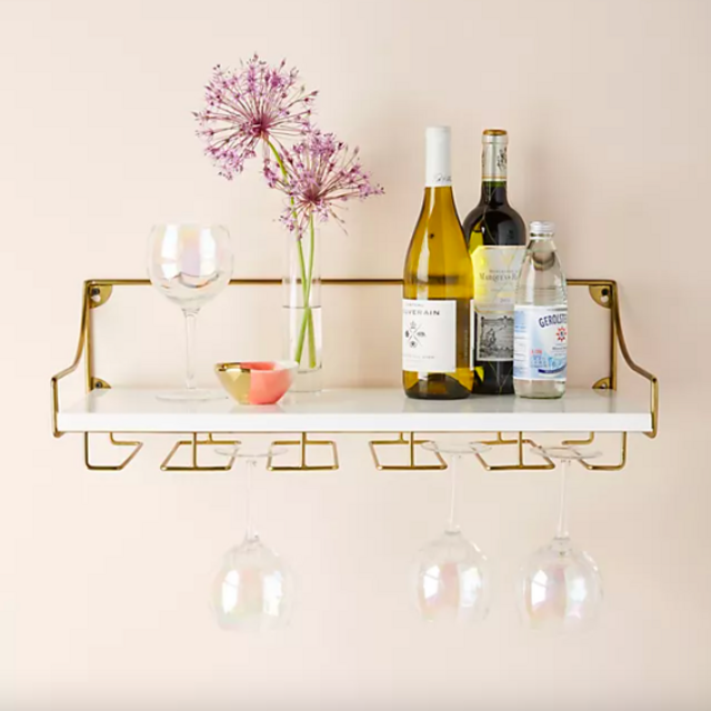 Mayfair Wall-Mounted Wine Glass Shelf