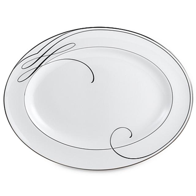 Waterford® Ballet Ribbon 15.25-Inch Oval Platter