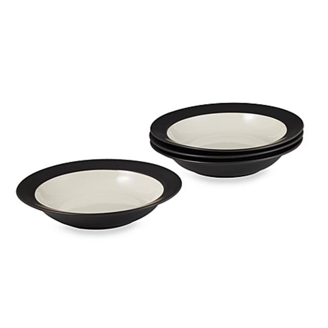 Noritake® Colorwave Individual Pasta Bowls in Graphite (Set of 4)