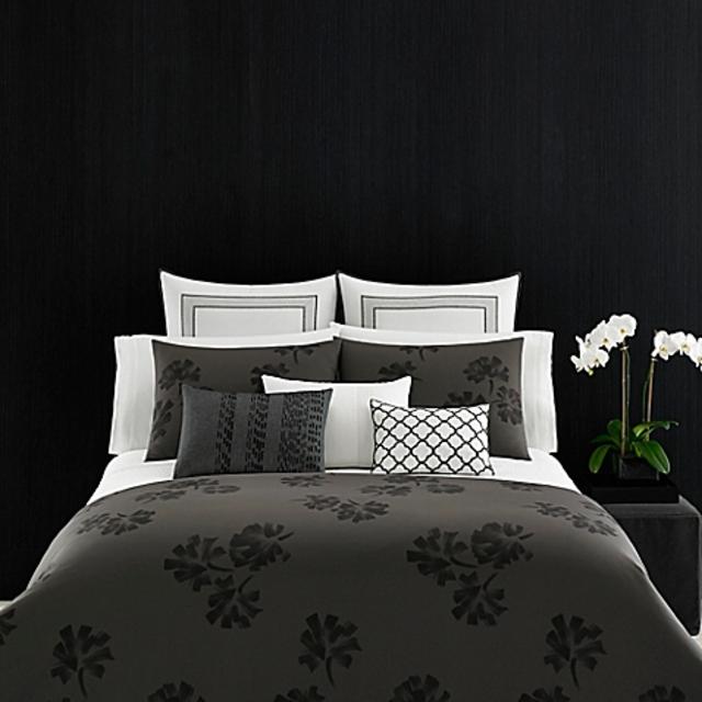 Vera Wang Home Pom Pom Duvet Cover in Grey