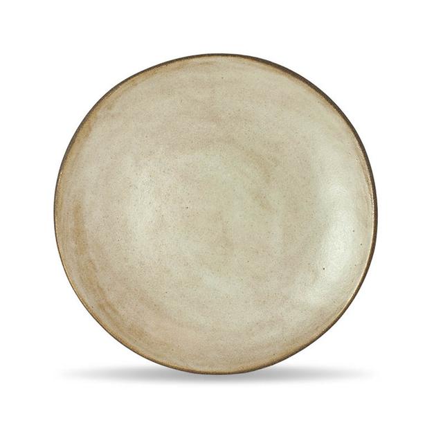 Dinner Plate White Chamois