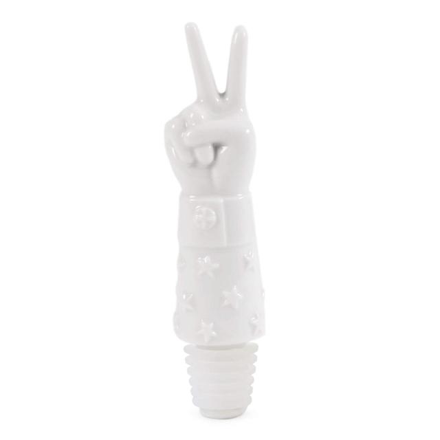 Peace Hand Bottle Stopper