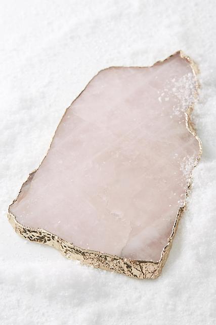 Rose Quartz Agate Cheese Board