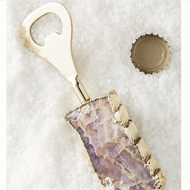 Amethyst Agate Bottle Opener