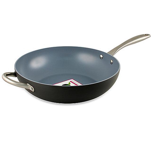 GreenPan™ Lima Hard Anodized Nonstick Open 12 1/2-inch WokGreenpan