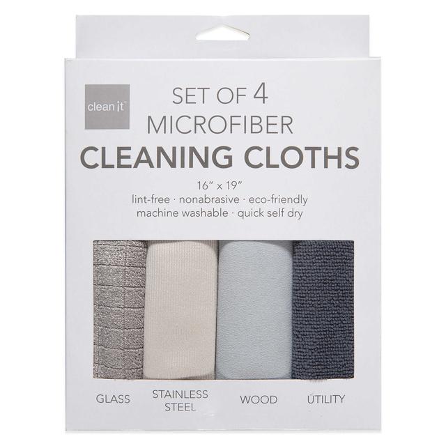 Microfiber Utility Towels (Set of 4)