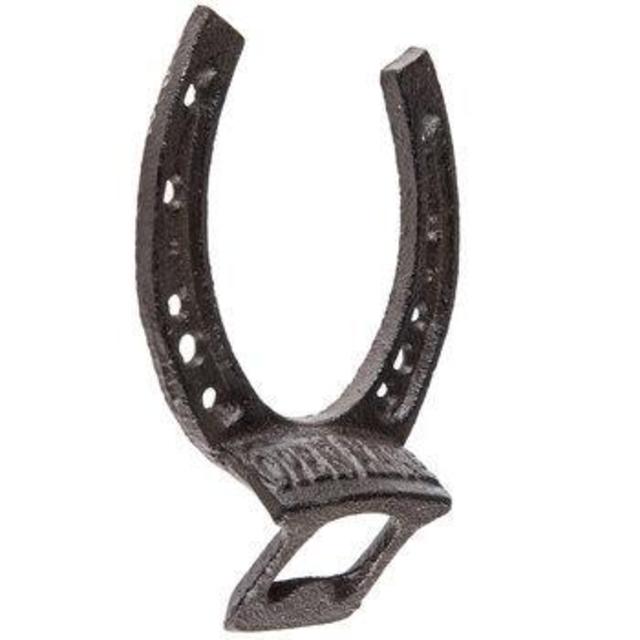 Brown Horseshoe Iron Bottle Opener
