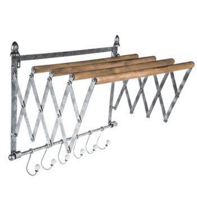 Galvanized Metal Wall Rack