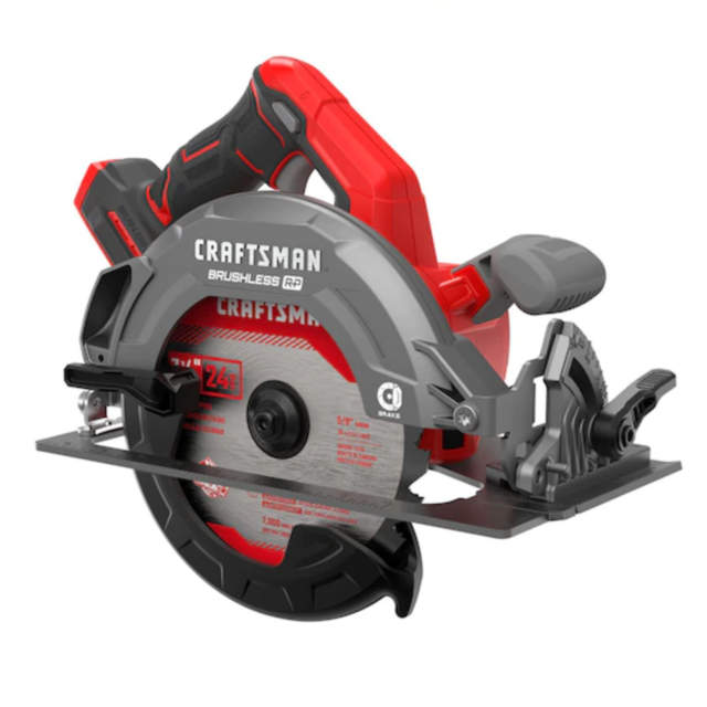 CRAFTSMAN V20 RP 20-volt Max-Amp 7-1/4-in Brushless Cordless Circular Saw