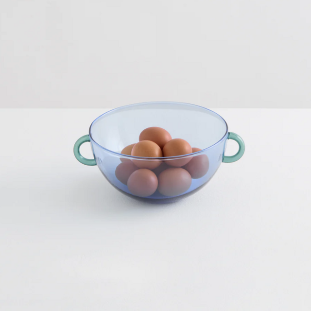 Maison Balzac | Happy Serving Bowl | Azure & Teal