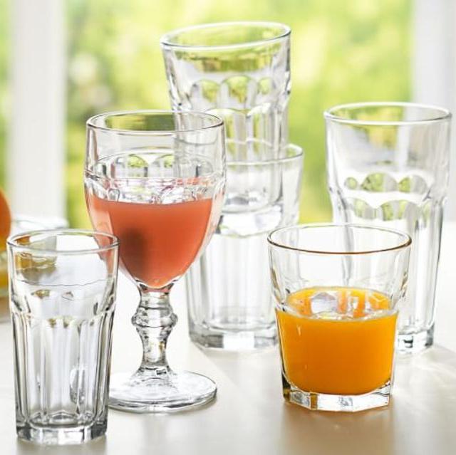 Cafe Glassware - Set of 16 (4 of each)