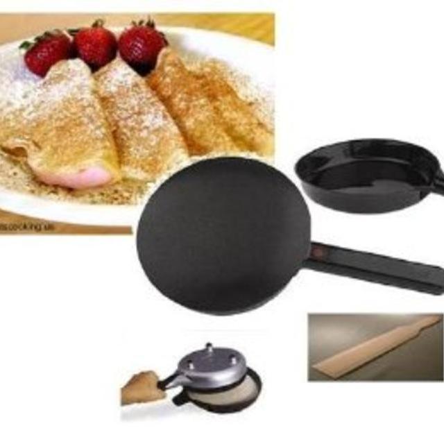 Electric Crepe Maker with BONUS Silicone Basting Brush