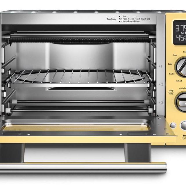 KitchenAid KCO275MY Convection 1800-watt Digital Countertop Oven, 12-Inch, Majestic Yellow