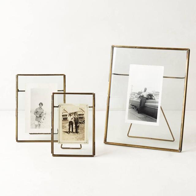3 Pressed Glass Photo Frames from Anthropologie