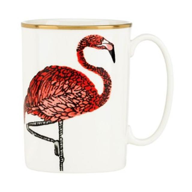 kate spade new york Zoo Drive Mug, Flamingo