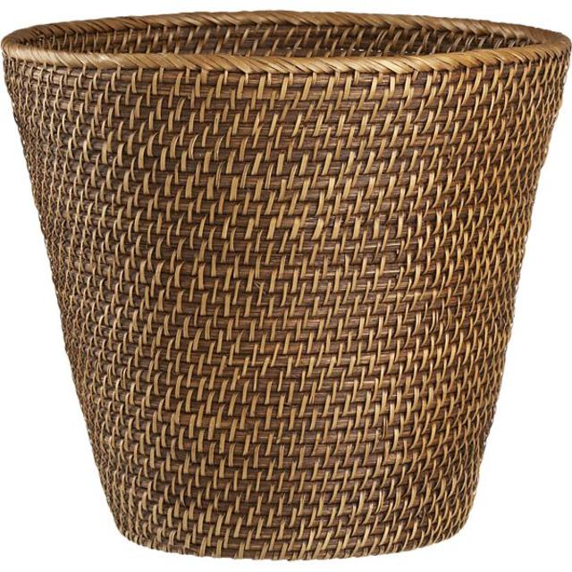 Sedona Honey Tapered Waste Basket/Trash Can