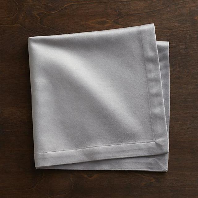 Sateen Silver Napkin
