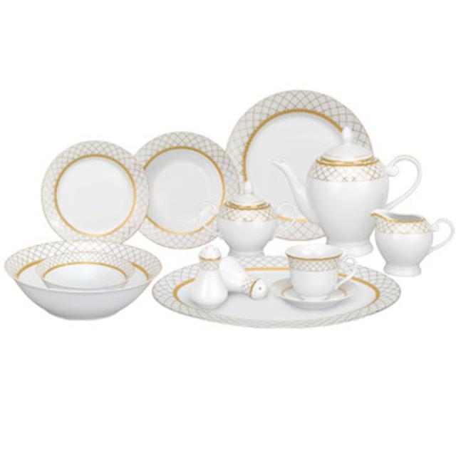 Beatrice 57 Piece Porcelain Dinnerware Set                        by                    Lorren Home Trends