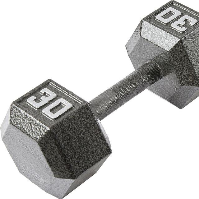 Fitness Gear Cast Hex Dumbbell- 30lbs