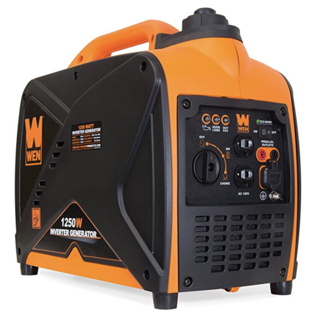 WEN 56125i Super Quiet 1250-Watt Portable Inverter Generator, CARB Compliant