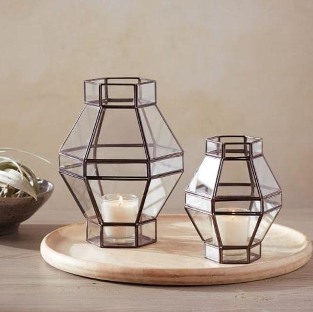 Pottery Barn Terrarium Votive Holder (in both sizes)