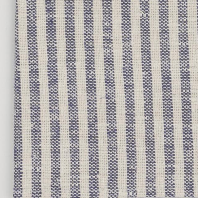 Chambray Kitchen Cloth: White Navy Stripe
