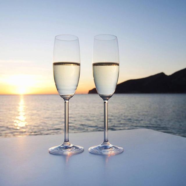Champagne at Sunset