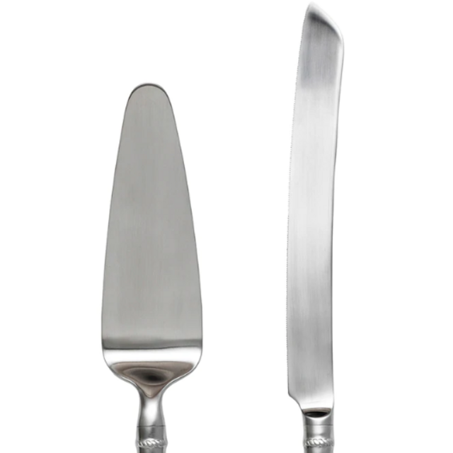 Berry & Thread Bright Satin Cake Knife & Server Set