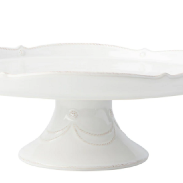 Berry & Thread Whitewash 14" Cake Stand