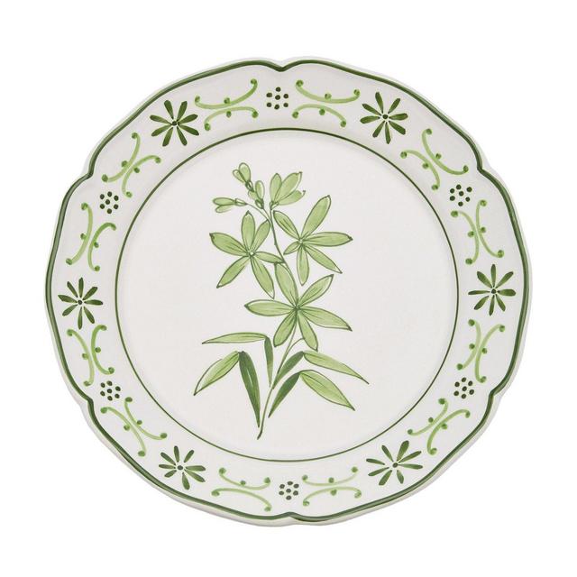 Il Fiore by Moda Domus, Set-Of-Two Hand-painted Ceramic Dessert Plates