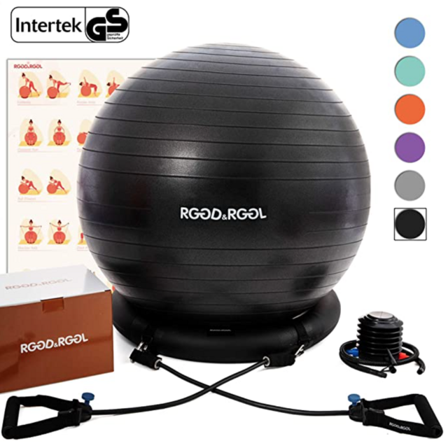 Yoga Ball Chair for Workouts, Labor, and Baby rocking