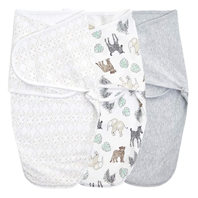 aden + anais 3 Easy Wrap Swaddles