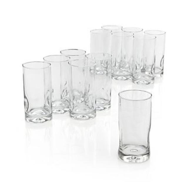 Set of 12 Impressions Cooler Glasses