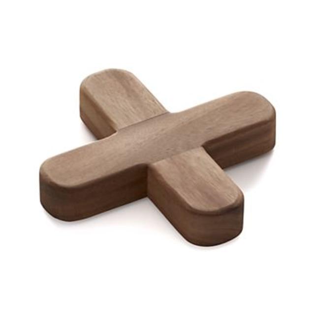 Square Acacia X Trivet
