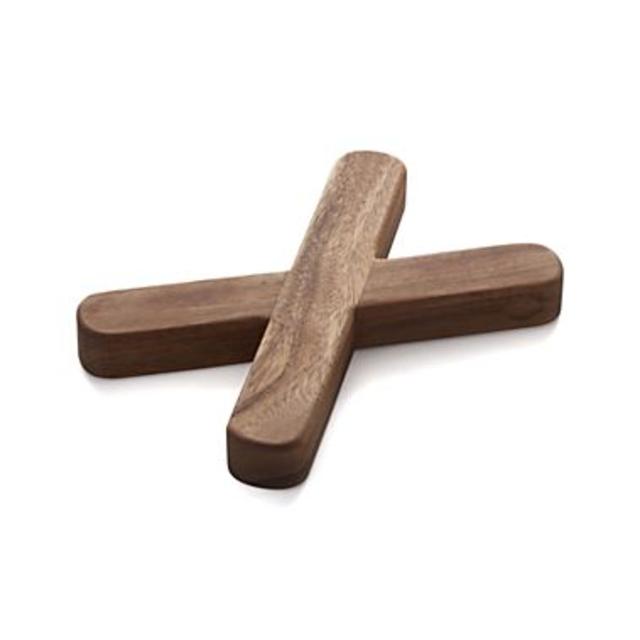 Rectangular Acacia X Trivet