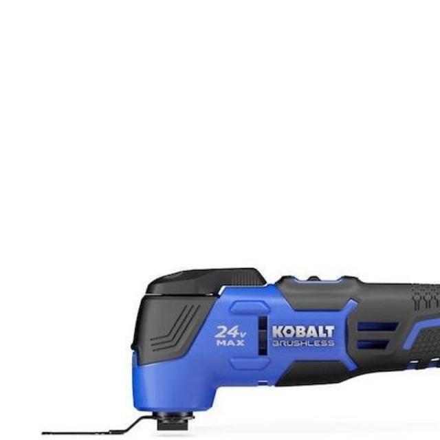 Kobalt 18-Piece Cordless Brushless-Amp 24-Volt Max Variable Speed Oscillating Multi-Tool Kit with Soft Case