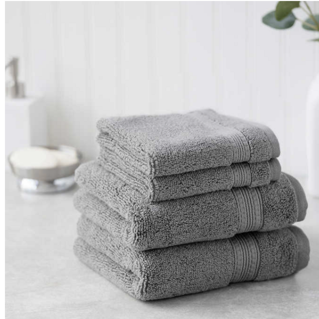 Charisma Soft 100% Hygro Cotton 4-piece Hand and Washcloth Towel Set
