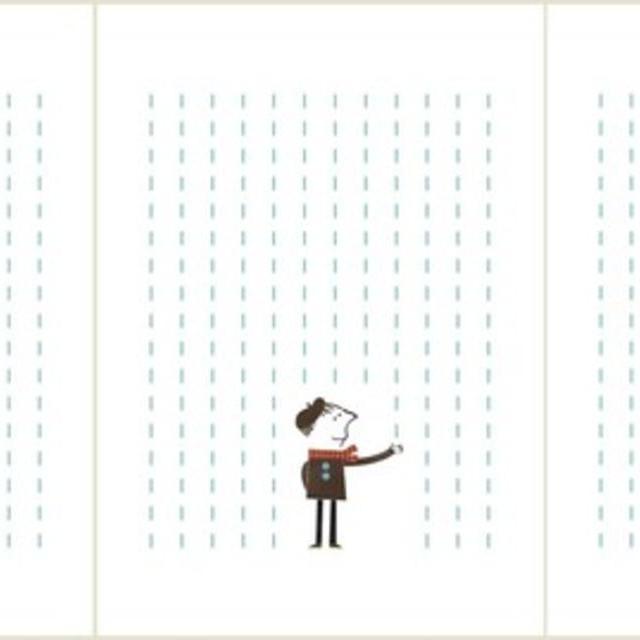 It's Raining - set of three prints